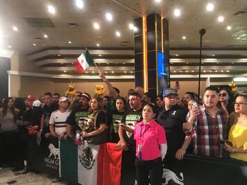 Saúl Álvarez se presenta ante su gente en Las Vegas
