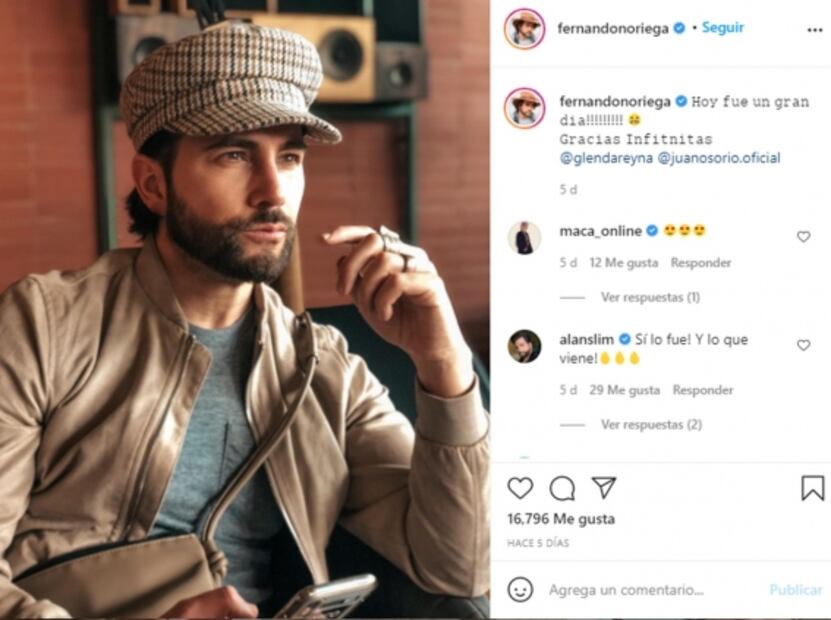 Fernando Noriega supera muerte de su padre