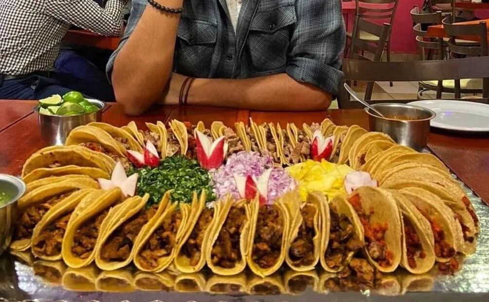 Rosca de Reyes de tacos. Foto: Los Molkis / Facebook