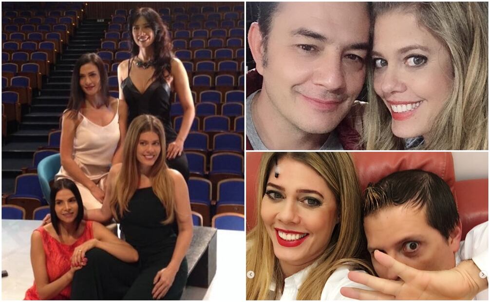 Lorna Cepeda compartió en sus redes varias fotos de con sus compañeros de "Yo soy Betty, la fea", historia que también se llevó al teatro.