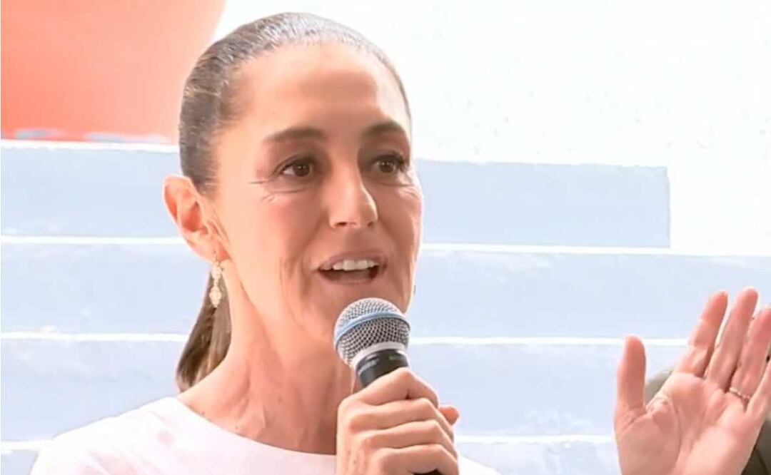 Claudia Sheinbaum, presidenta de México, llama a la población a que vayan a votar en la elección judicial. Foto: Captura de pantalla