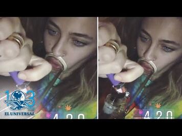 Paris Jackson comparte video ¿drogándose?