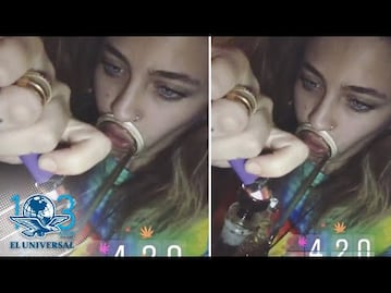 Paris Jackson comparte video ¿drogándose?