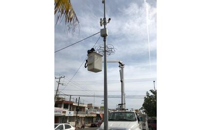 Colocan anillos de protección a cámaras de videovigilancia en Sinaloa