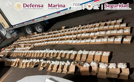 Cae joven de 24 años con más de una tonelada de metanfetamina en BCS; conducía un tráiler rumbo a EU