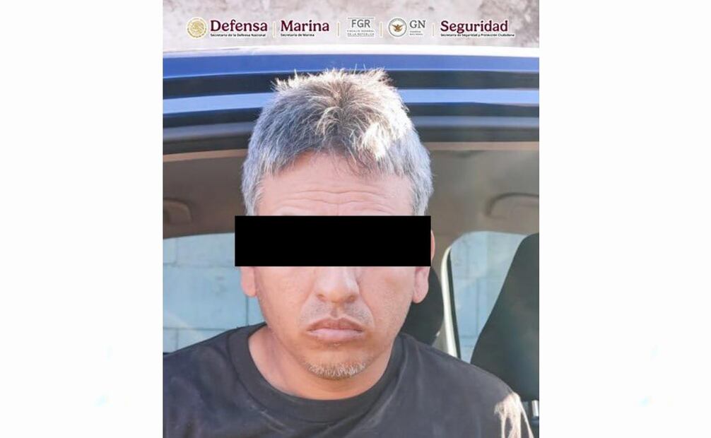 Rogelio “N”, integrante de un grupo delictivo que opera en el norte del país. Foto: Especial