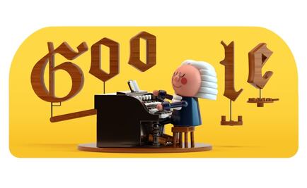 Google celebra a J.S. Bach con su primer Doodle con IA
