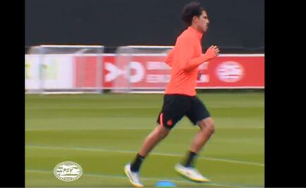 Érick Gutiérrez se integró a los entrenamientos del PSV