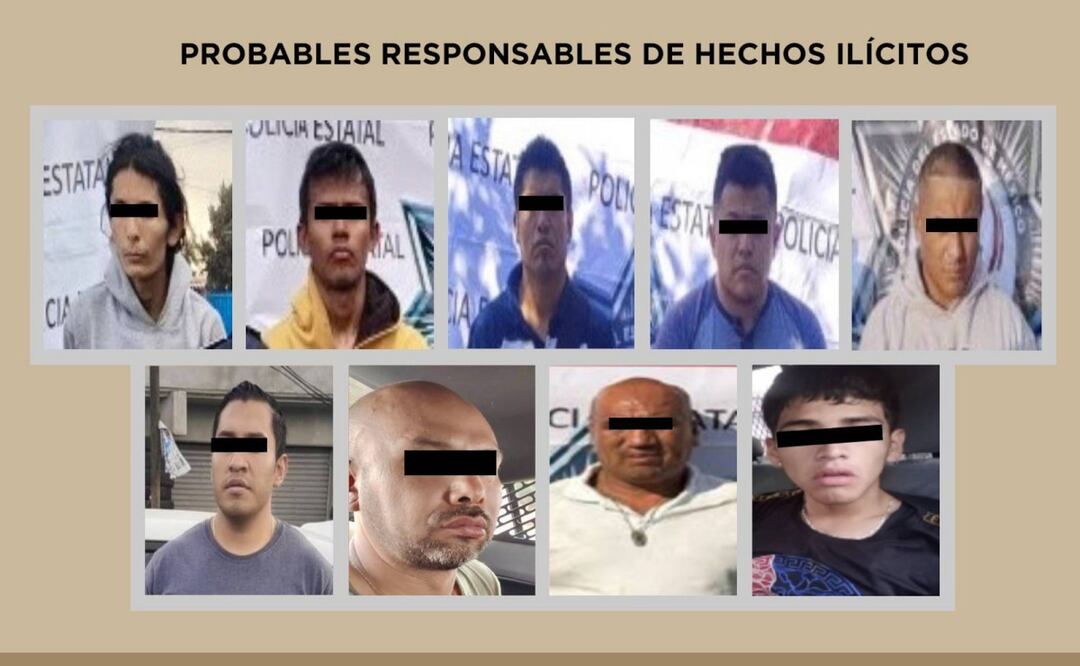 Caen 10 por robos en Edomex; operaban en tiendas y cajeros automáticos. Foto: Especial