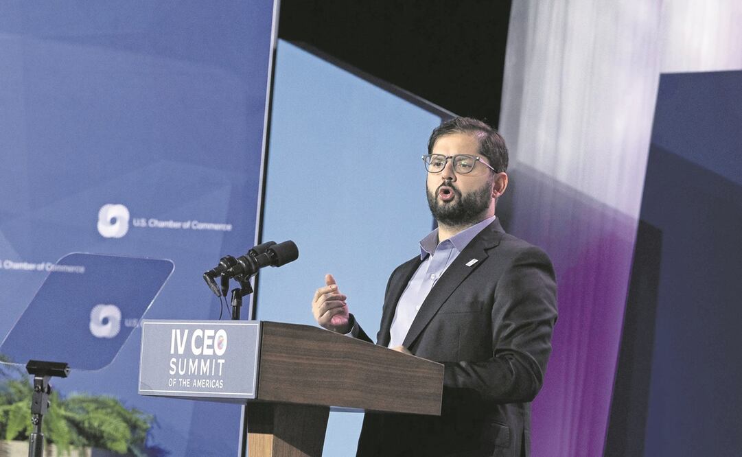 El presidente de Chile, Gabriel Boric, podría atraer los focos de atención en la Cumbre de las Américas en Los Ángeles. Foto: Anna Moneymaker. AFP