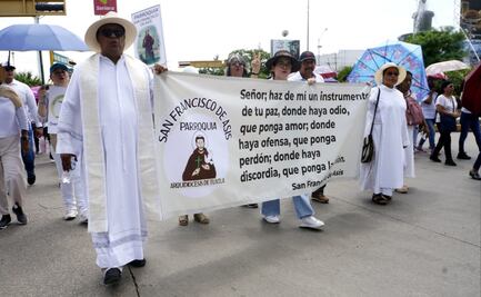 Obispos de Chiapas encabezan marcha-peregrinación por la paz en Chiapas