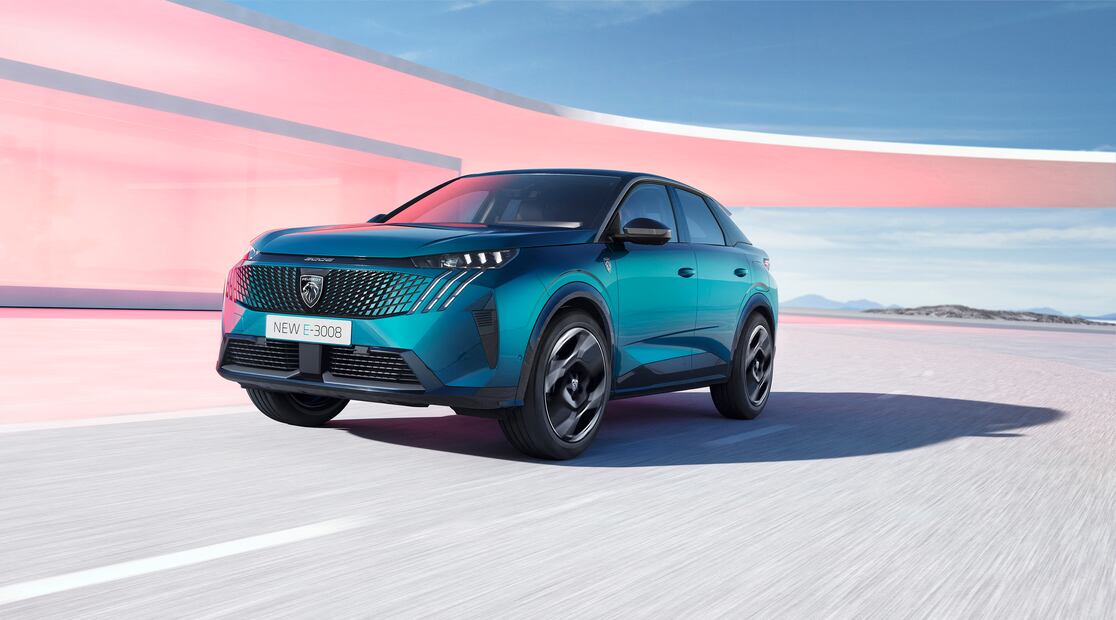 La tercera generación del 3008 será un crossover coupé eléctrico.