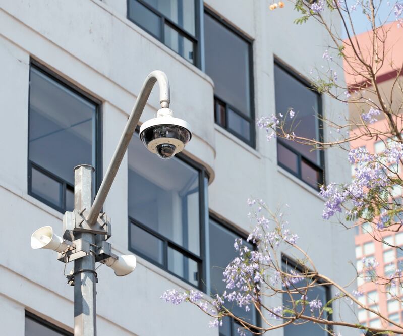 La reproducción del audio de prueba en los postes fue exitosa en 96.8%, detalla el sistema C5. Foto: BERENICE FREGOSO. EL UNIVERSAL