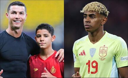 Cristiano Ronaldo Jr. comparó a su papá con Lamine Yamal: "Es bueno, pero no ha ganado nada" 