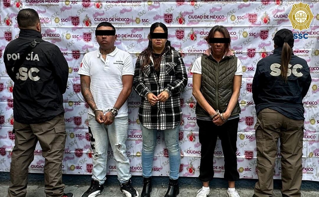 Caen presuntos integrantes de "Los Negros" en Indios Verdes; operaban en el Cetram con amenazas a choferes. Foto: Especial