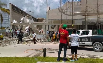 Derrumbe en construcción deja un muerto en Puerto Morelos, Q. Roo