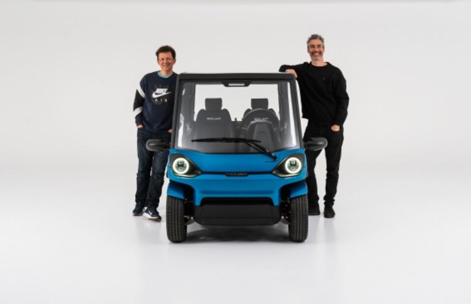 Conoce al Squad, el mini auto eléctrico que se recarga con el sol