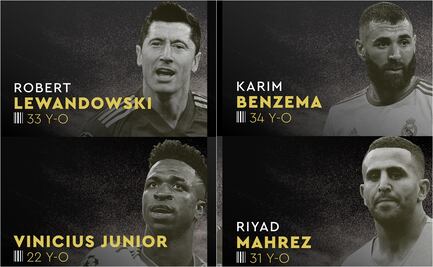 Sin Messi ni Neymar, listos los nominados al Balón de Oro 2022