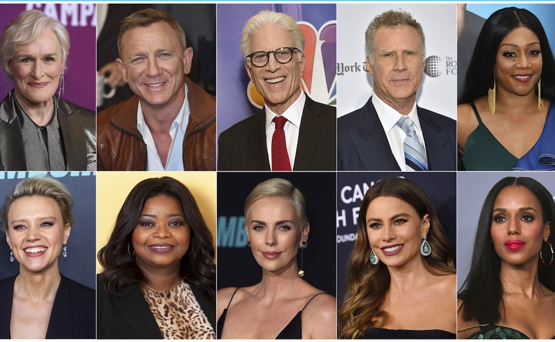 Entre los presentadores están Sofía Vergara, Salma Hayek, Amy Poehler, Margot Robbie, Harvey Keitel, Daniel Craig y Charlize Theron. Foto: Especial AP