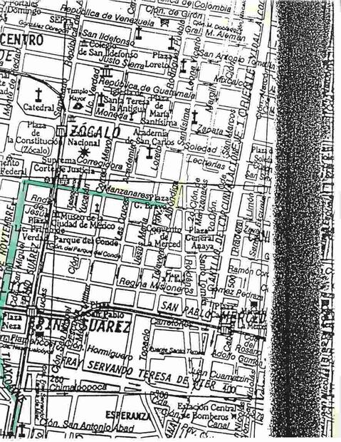 Ubicación de la locación principal, en calle Alhóndiga. Foto: Alameda Films