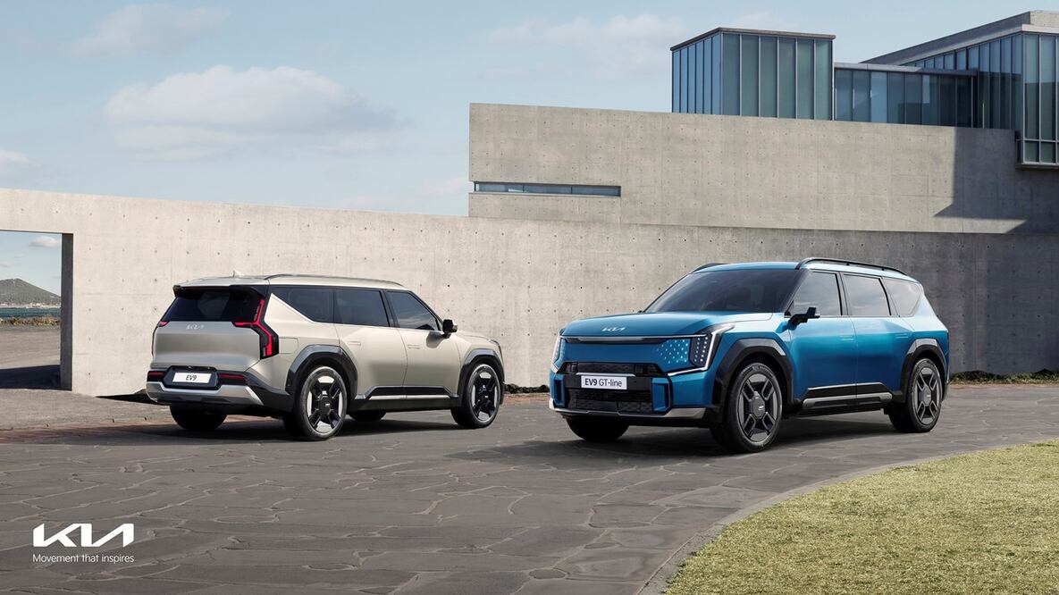 El EV9 es el crossover eléctrico de tres filas de KIA.