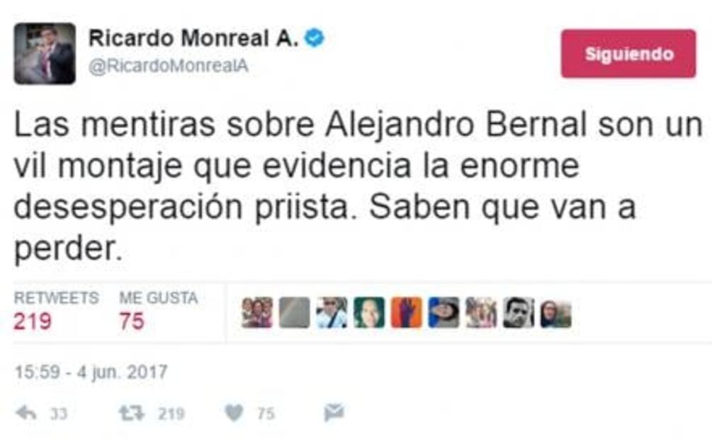 Monreal defiende a su chofer detenido con 20 mil pesos en Ecatepec