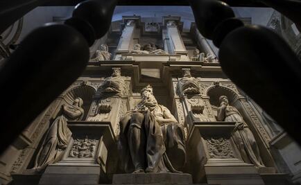 El Moisés de Miguel Ángel recupera brillo