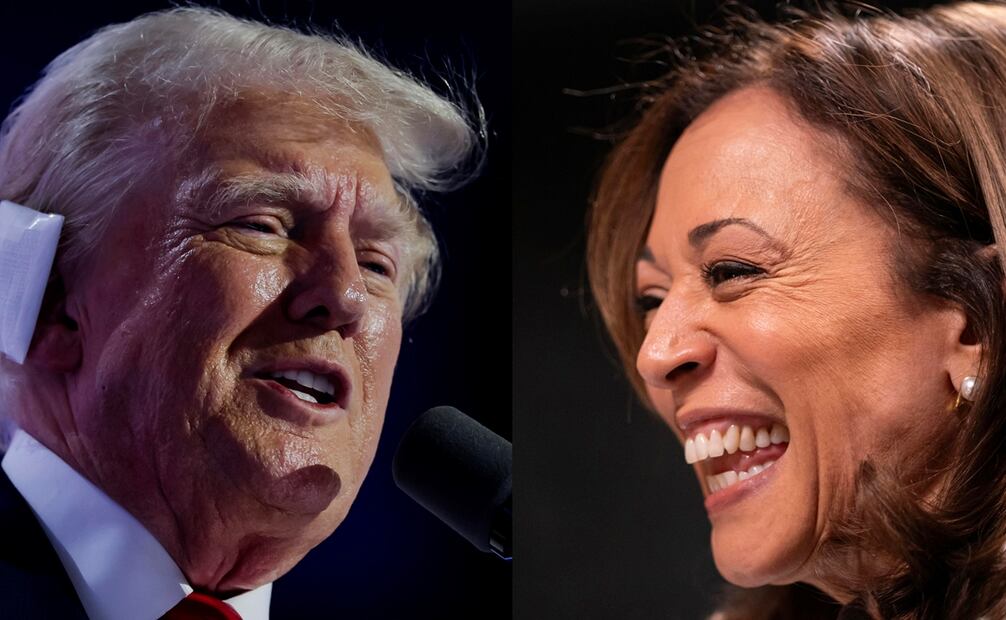 Harris contra Trump. Foto: EFE/ Allison Dinner/nathan Howard