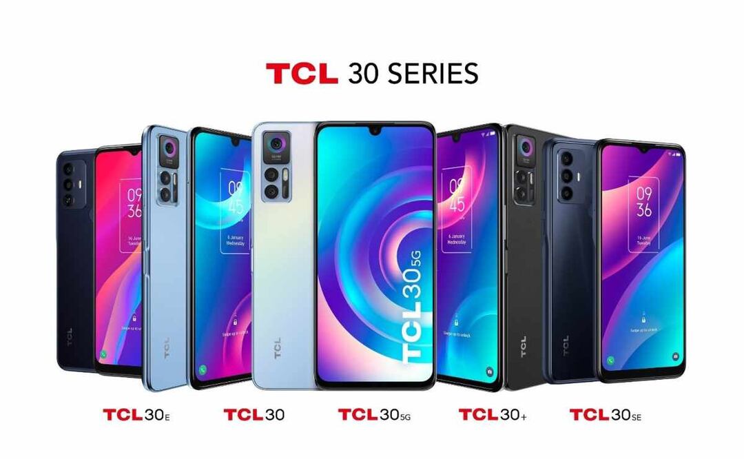Estos equipos se unen a un par de smartphones exclusivos de Estados Unidos que ya forman parte de la gama: TCL 30 XE 5G y 30 V 5G, reforzando las propuestas de innovación de la compañía