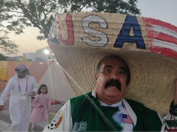 La sentencia de un aficionado mexicano en Qatar: “Estados Unidos es el papá de Concacaf"