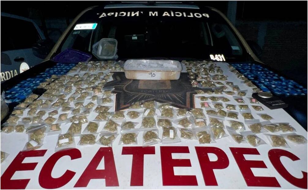 Narcomenudistas detenidas en Ecatepec. Foto: Especial