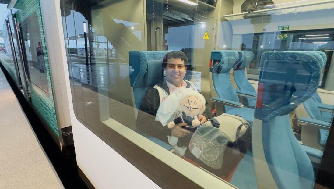 Arranca primer viaje con turistas en el Tren Maya. Foto: @TrenMayaMx