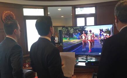 Peña Nieto y Castillo felicitan a Lupita González por medalla de plata 