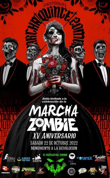Cuándo será la Marcha Zombie 2022 en CDMX