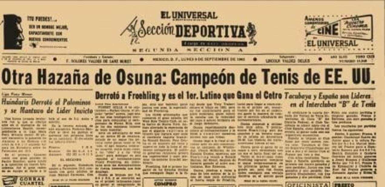 Día del 'Pelón' Osuna en el US Open