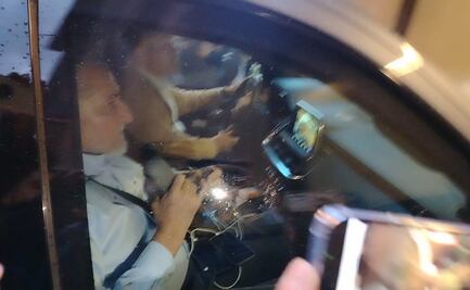 Adán Augusto llega a Palacio Nacional para reunirse con Sheinbaum; evita dar declaraciones sobre Hernán Bermúdez 