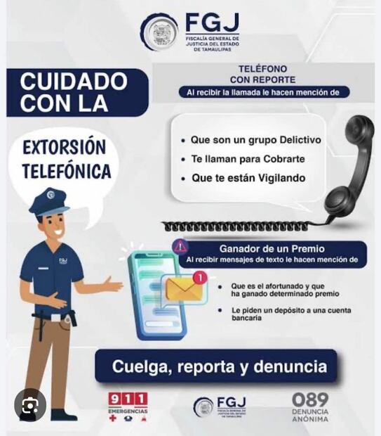 Autoridades de Tamaulipas lanzan llamado para evitar fraudes a familias de desaparecidos (29/06/2025). Foto: Especial