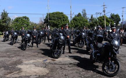 Equipan a policías de Huixquilucan con 19 motos BMW
