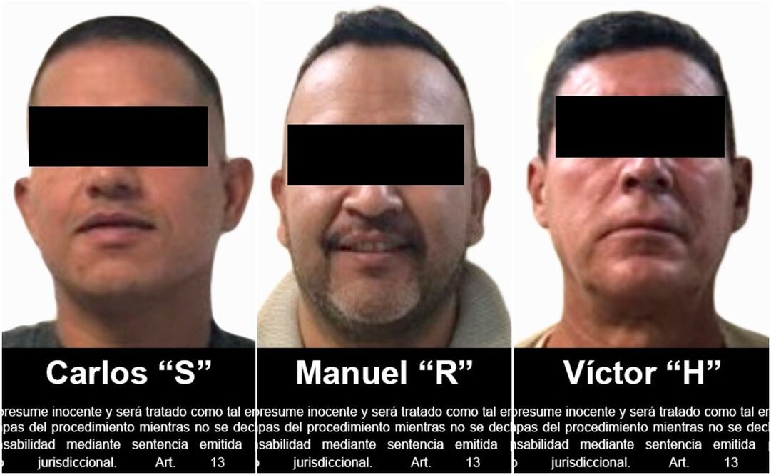 “El Bolas”, “Nello” y “Margoro Hinojosa” fueron entregados ante las autoridades estadounidenses por su responsabilidad en diversos delitos. Foto: Especial