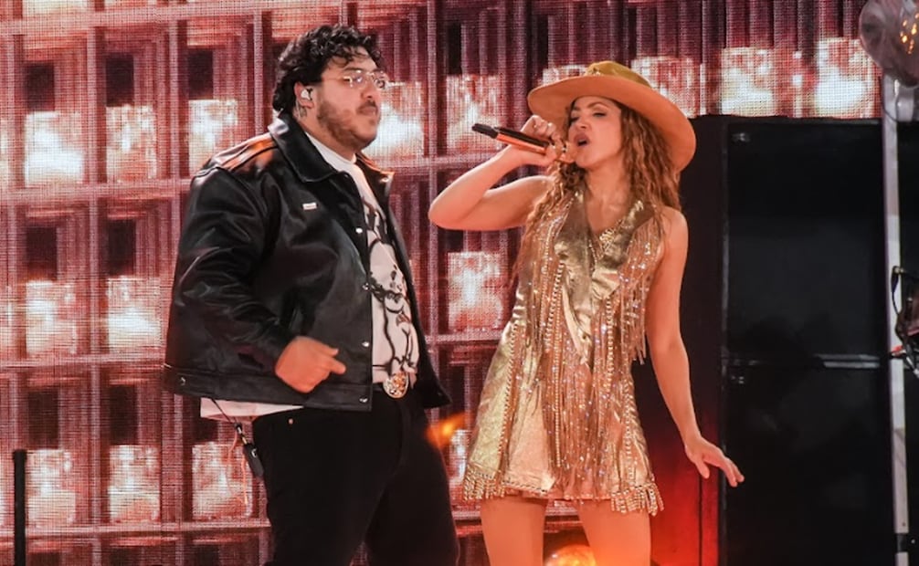 Shakira y Grupo Frontera en el Estadio GNP. Foto: Cortesía José Jorge Carreón.