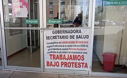 Médicos del hospital Oncológico de Sonora trabajan bajo protesta; exigen ser vacunados