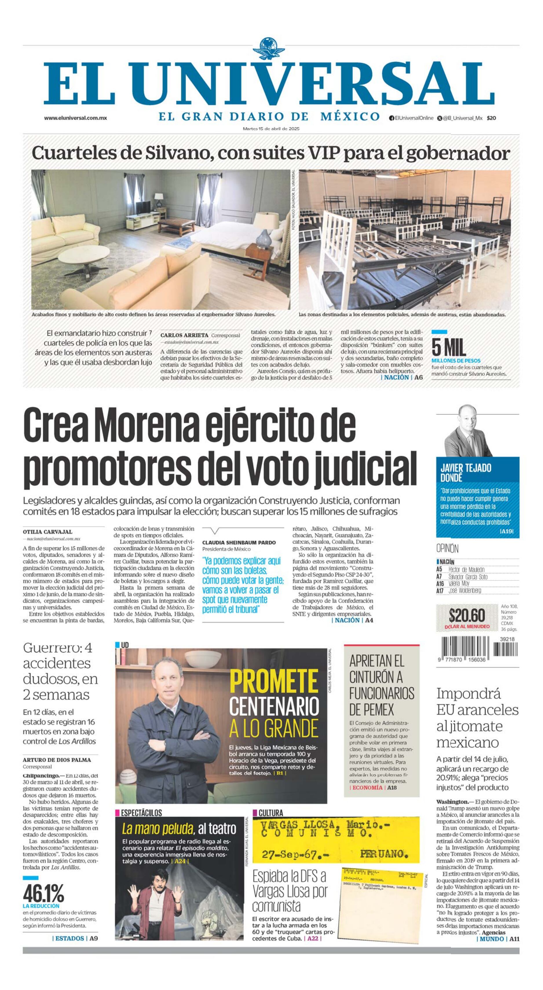 Portada impresa