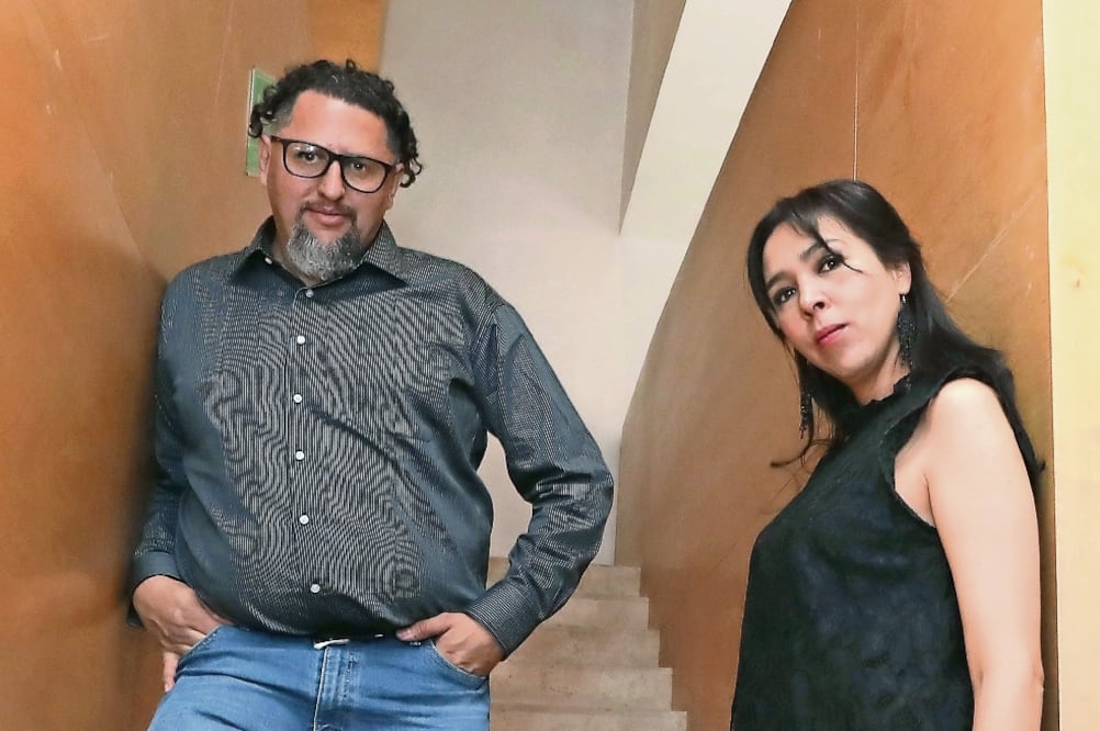 Amir Galván y Vanessa Arreola dirigieron la película que se estrenó ayer (FOTOS: BERENICE FREGOSO. EL UNIVERSAL)