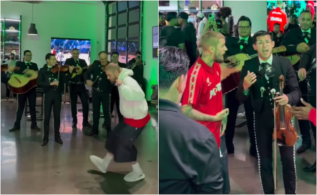 Justin Bieber disfruta del Mariachi que amenizó uno de los eventos de SKYLRK, su marca de ropa.
Fotos: Instagram, vía @justnvideosbieber