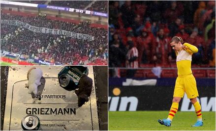 Reciben a Griezmann con cánticos de muerte