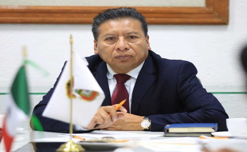 Faustino de la Cruz Pérez, secretario del ayuntamiento de Ecatepec (22/04/2025). Foto: Especial