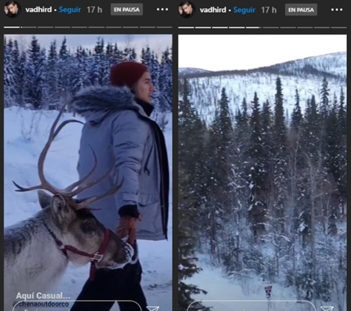 Vadhir posa más sexy que nunca en su viaje a Alaska