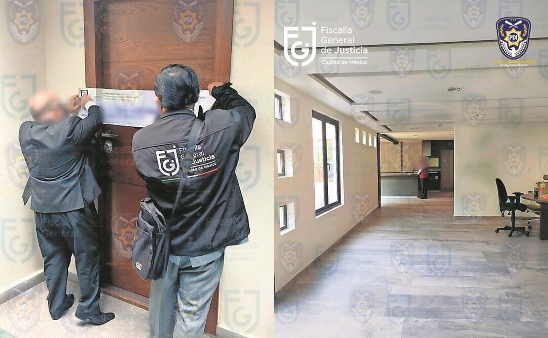 Personal de la Fiscalía General de Justicia capitalina dio cumplimiento a una orden de cateo en tres domicilios localizados en la colonia Florida, alcaldía Álvaro Obregón, vinculados con Julio César Serna. Foto: Especial.