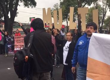 Damnificados del 19-S realizan bloqueos en varios puntos de CDMX
