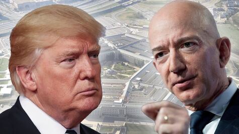 Trump vs. Bezos: enfrentados por un millonario contrato del Pentágono
